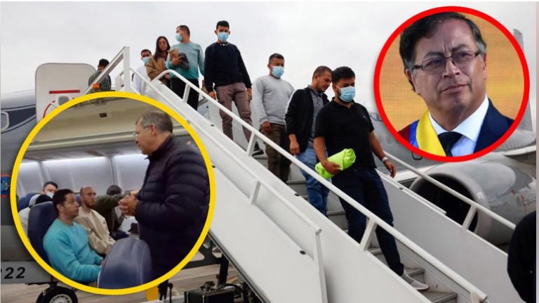 “Son colombianos, son libres, dignos y sin estar esposados”: Gustavo Petro