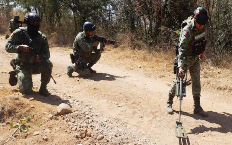 Campo michoacano “sembrado de minas terrestres” desactivadas más de 20