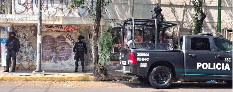 SSC custodia inmediaciones de la agencia funeraria