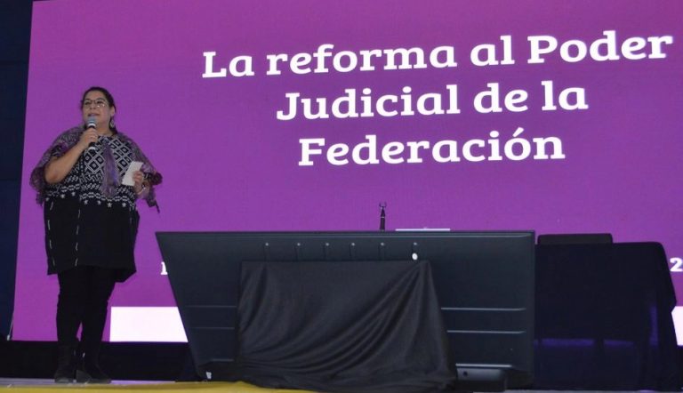 Ordena INE a Lenia Batres que retire publicaciones de sus redes sociales