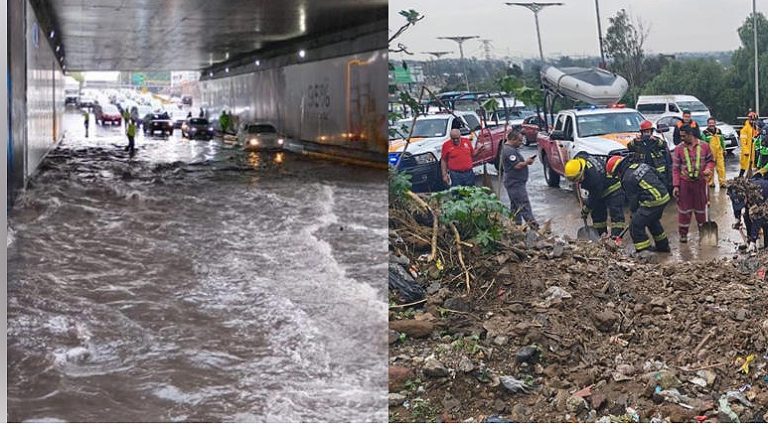 Inundaciones paralizan Edomex: afectaciones graves en Ixtapaluca y Nezahualcóyotl