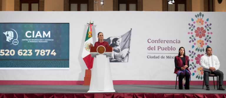 Sheinbaum niega que mexicanos sean violentos, rechaza propaganda negativa, en EEUU