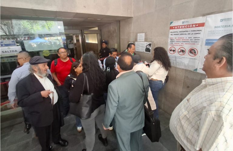 Continua el paro de labores en el TSJ-CdMx a pesar del incremento salarial del 5%