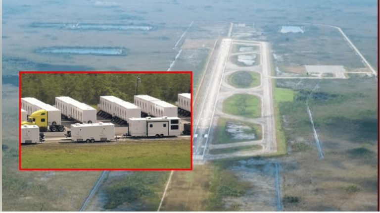 Recibe Alligator Alcatraz primeros migrantes, acusan condiciones inhumanas