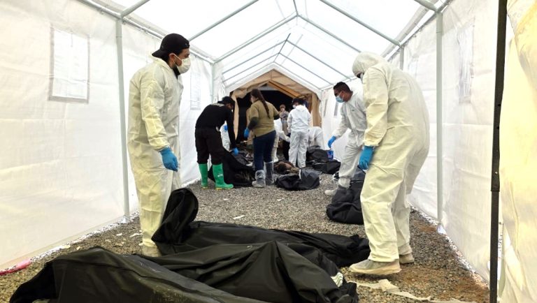 Identificados 17 cadáveres y rehidratan más de cien