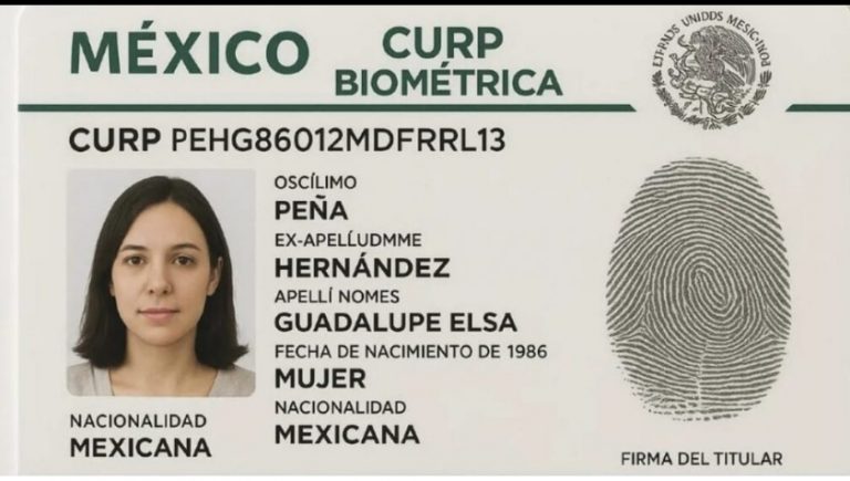 CURP Biométrica: el nuevo sistema de identificación, en México