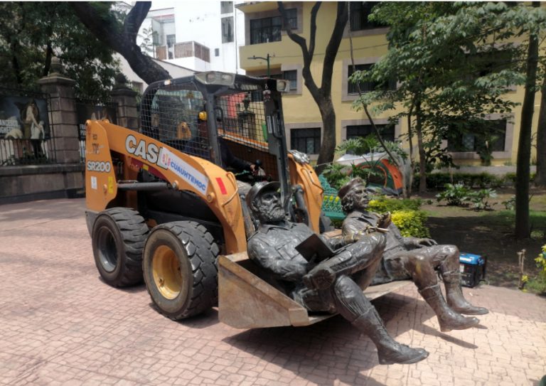 Sheinbaum pide a alcaldía Cuauhtémoc        entregar estatuas de Fidel Castro y el «Che» Guevara