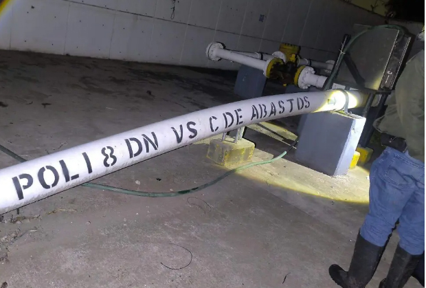 Detienen a tres huachicoleros, en la Central de Abasto de la CdMx