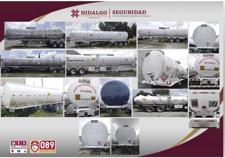 Aseguran droga, pipas e hidrocarburo en predio de Atotonilco de Tula, Hidalgo