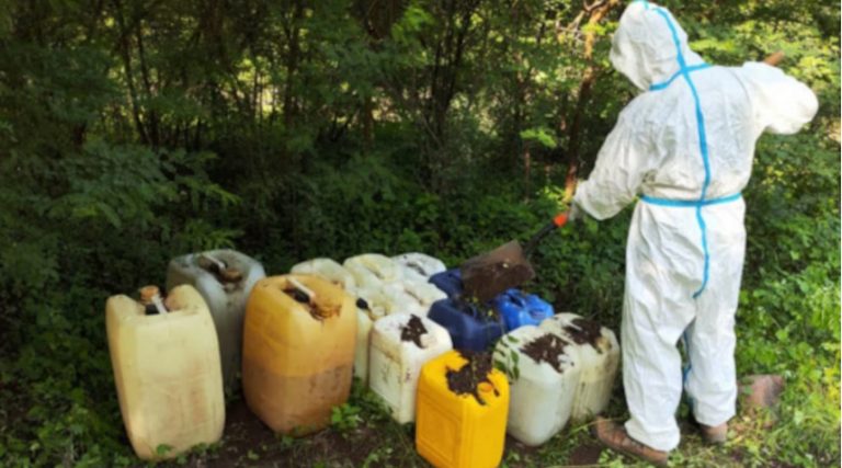 Decomisan arsenal en Sinaloa, más de 8 mil cartuchos, explosivos, áreas clandestinas y químicos para drogas sintéticas