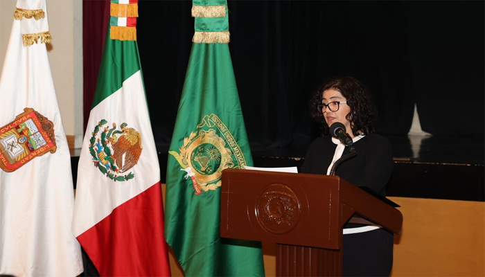 Martha Patricia Zarza, rectora de la UAEMex presentó el PAI 140 días