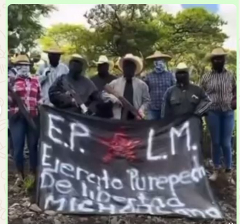 Ejército Purépecha  amaga si no se destituye a mandos Municipales, ejecutaran ataque armado este 15 de septiembre en Morelia.