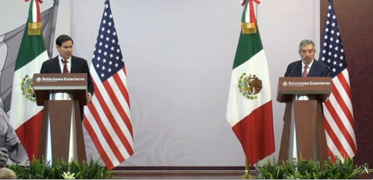 México y EEUU anuncian integración de grupo de trabajo conjunto para combatir a Cárteles