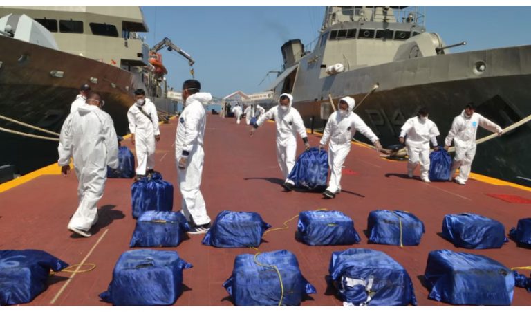 Marina incauta más de tonelada y media de cocaína, en costas de Guerrero