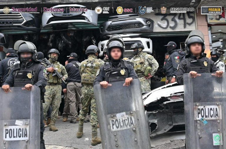 Decomisan 13 mil toneladas de autopartes robadas