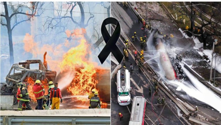 Suman seis muertos y 90 heridos tras explosión de pipa en Iztapalapa