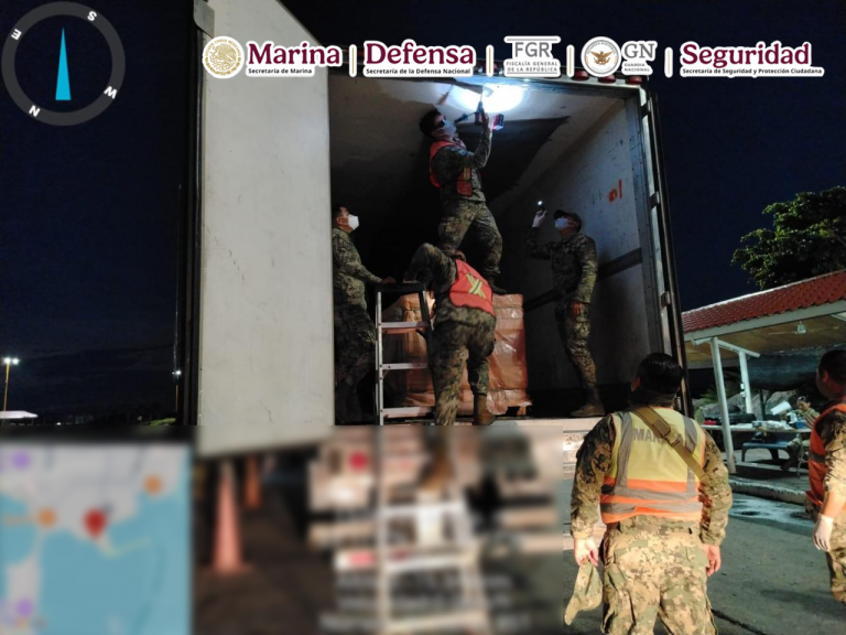 Decomisan en Trasbordador de Mazatán 1.5 toneladas de metanfetaminas