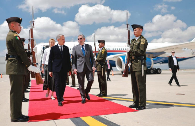 Recibe canciller De la Fuente al primer ministro de Canadá, Mark Carney