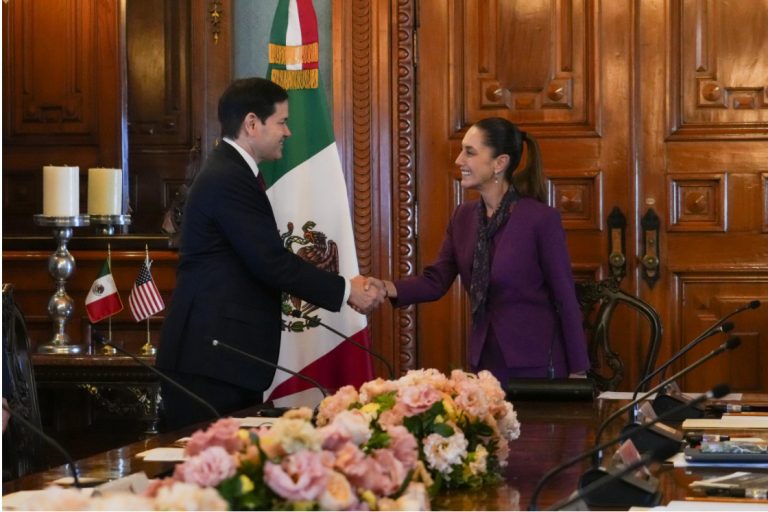 Concluyó la reunión de Sheinbaum con Marco Rubio