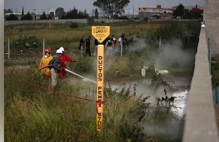 Tomas clandestinas de gas LP aumentan 186%, en Edomex