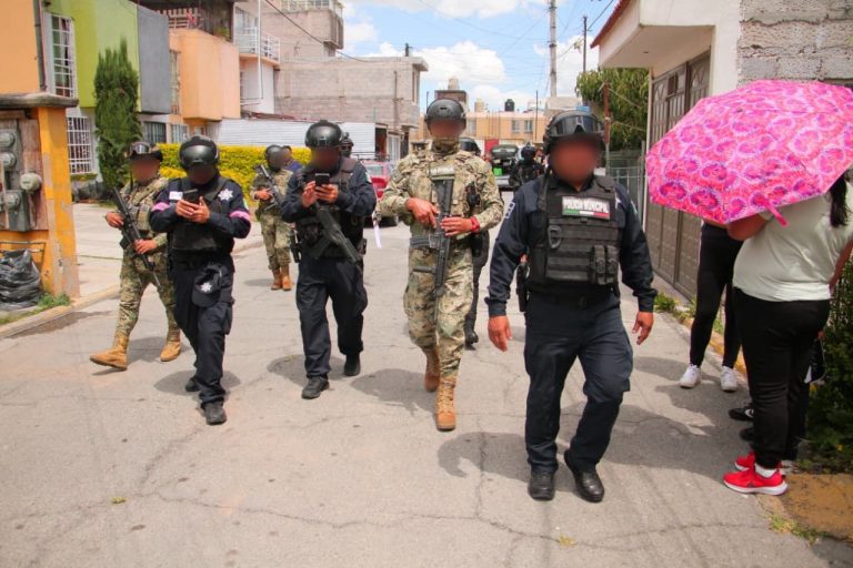 Policía de Ecatepec y Marina recuperan orden y paz en Los Héroes 1ª sección