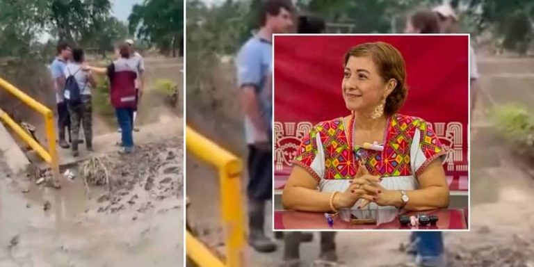 Vecinos de Álamo corren a alcaldesa Lilia Arrieta, le lanzaron lodo