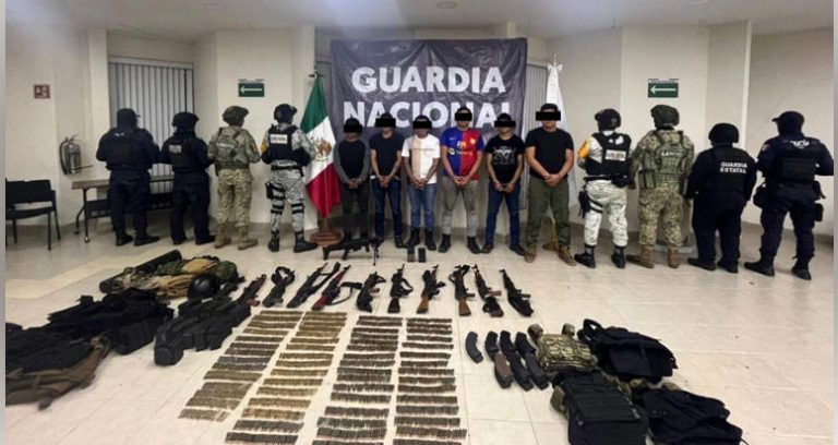 Detienen a 6 integrantes del Cártel de Sinaloa, en Chiapas