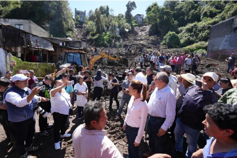 Claudia Sheinbaum en el estado de Puebla
