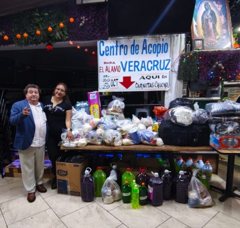 Invitan a llevar víveres al Centro de Acopio de Carnitas Chucho en Tepalcapa