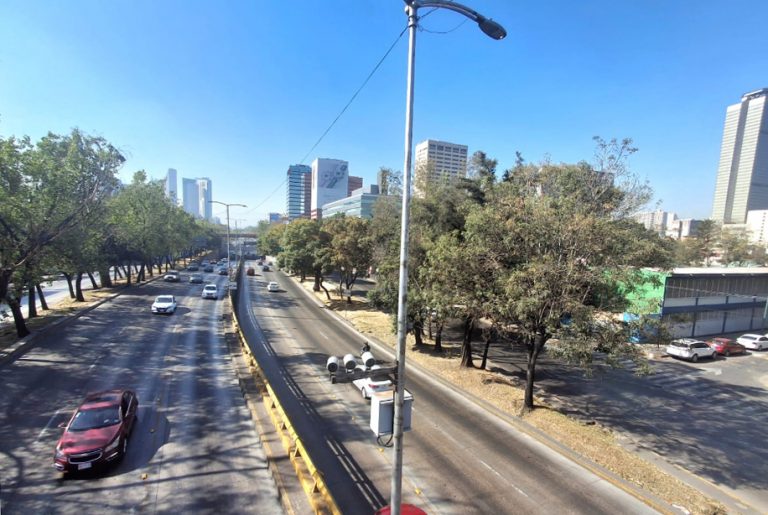 Escasa circulación vehicular en principales arterias de la CdMx