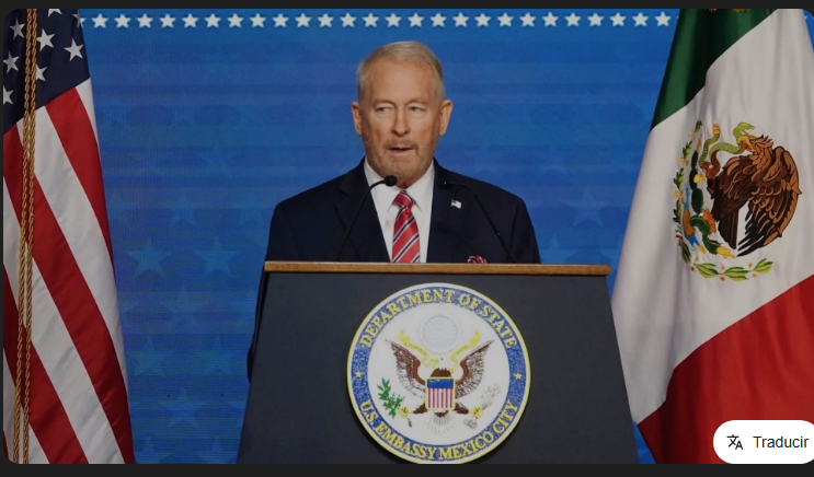 Embajador de EEUU en México ofrece cooperación para erradicar el crimen organizado tras ataque a Carlos Manzo