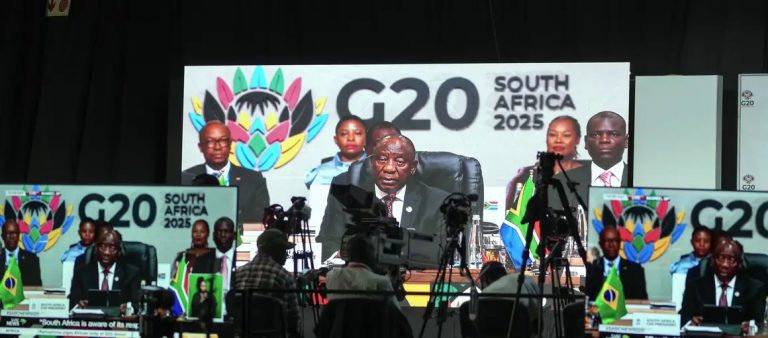 Arranca cumbre del G20 en Johannesburgo con ambición de dar protagonismo a África