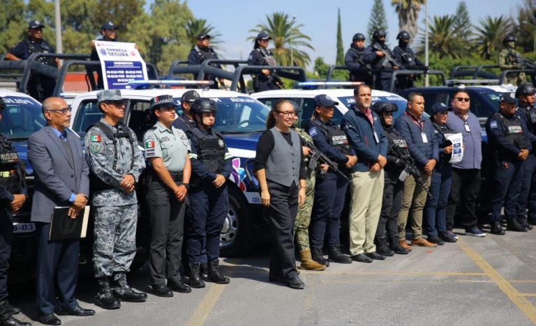 Refuerzan seguridad por el Buen Fin; Azucena Cisneros coordina operativo con mil elementos