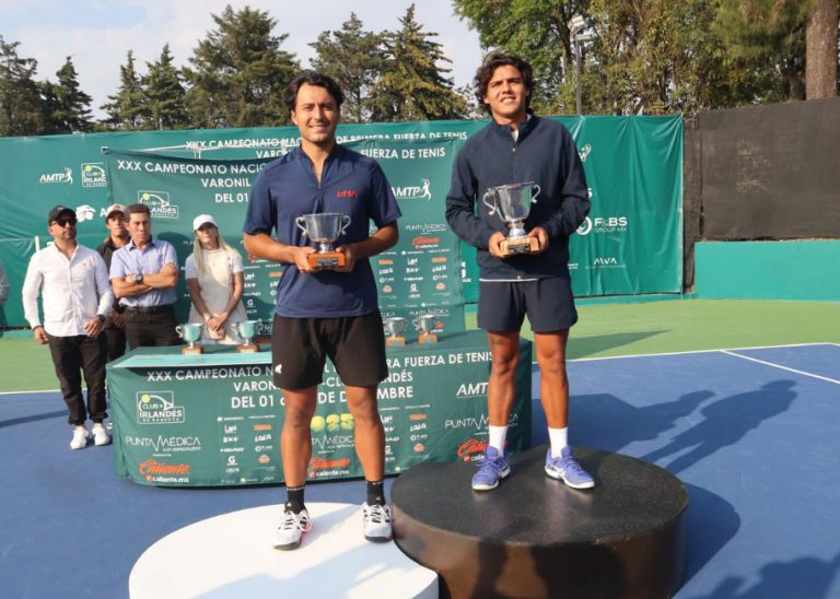 Hernández se coronó en el XXX Campeonato Nacional de Tenis Varonil de Primera Fuerza Punta Médica presentado por Caliente