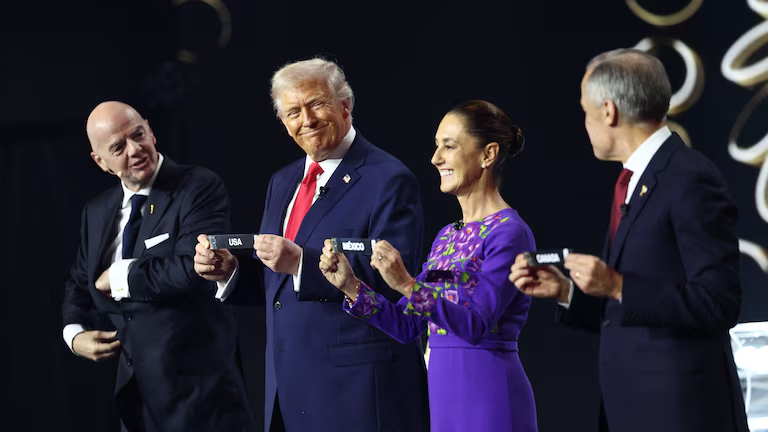 Donald Trump podría reunirse con Claudia Sheinbaum tras el sorteo del Mundial 2026 ⚽️🏆