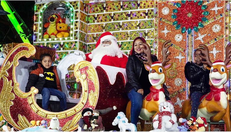 LLegaron los Reyes Magos y Santa Claus a la CdMx