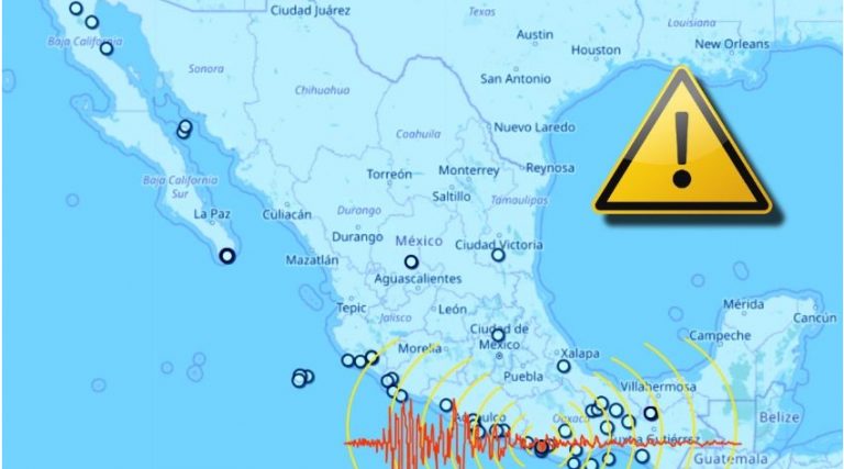 Se registró un sismo hoy domingo 7 de diciembre, en el estado de Oaxaca