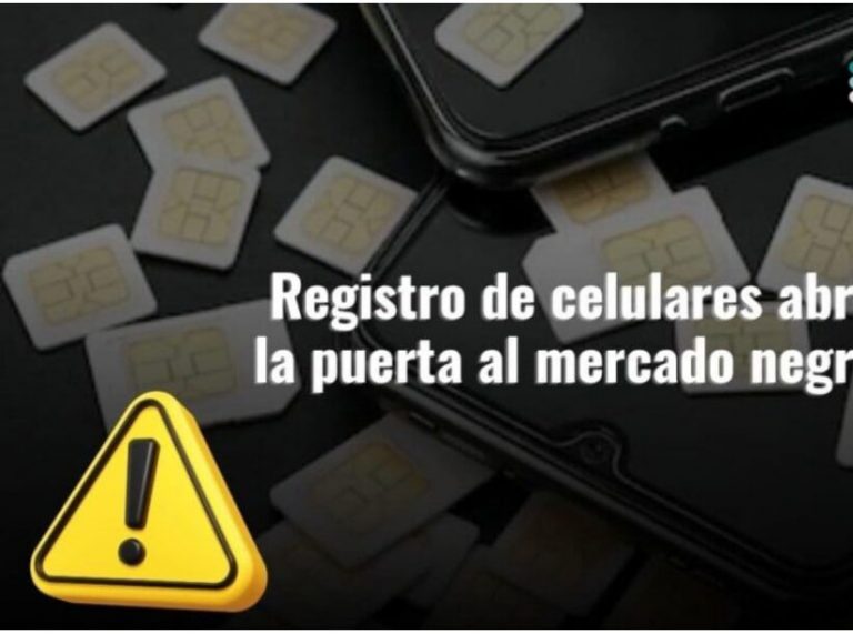 Especialistas advierten: padrón de celulares podría impulsar el mercado negro