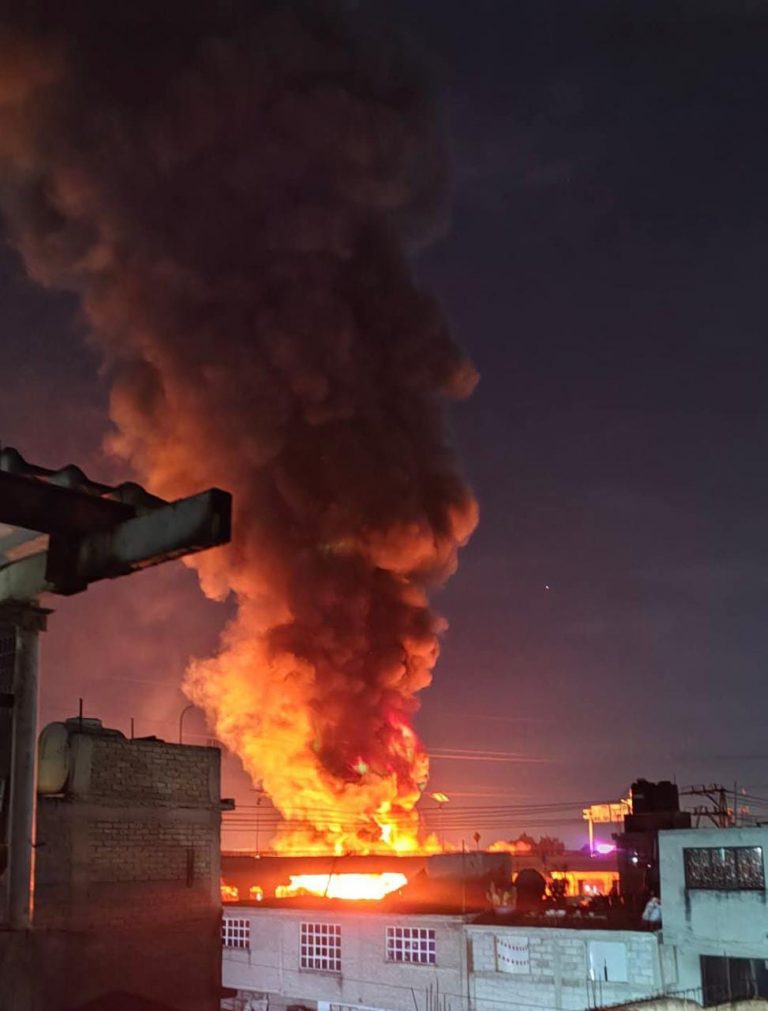 Incendio en Ecatepec