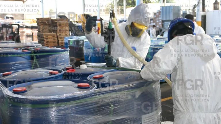 FGR paga 680 mdp para destruir precursores y fentanilo