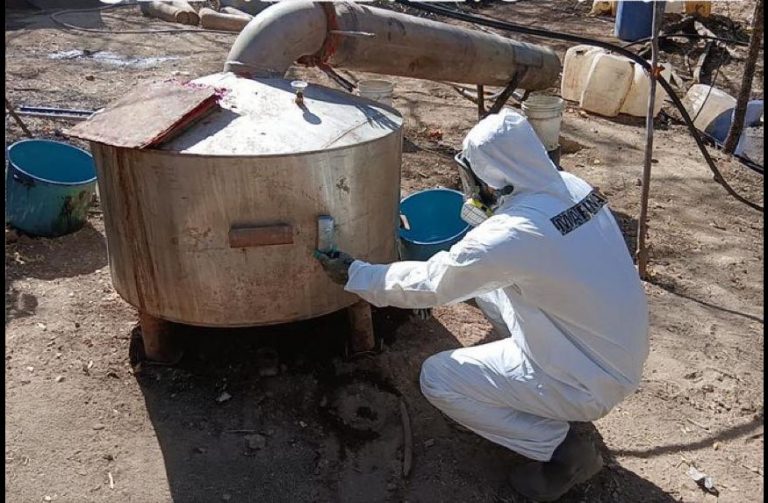 Marina desmantelo tres narcolaboratorios, en Michoacán, Durango y Sinaloa