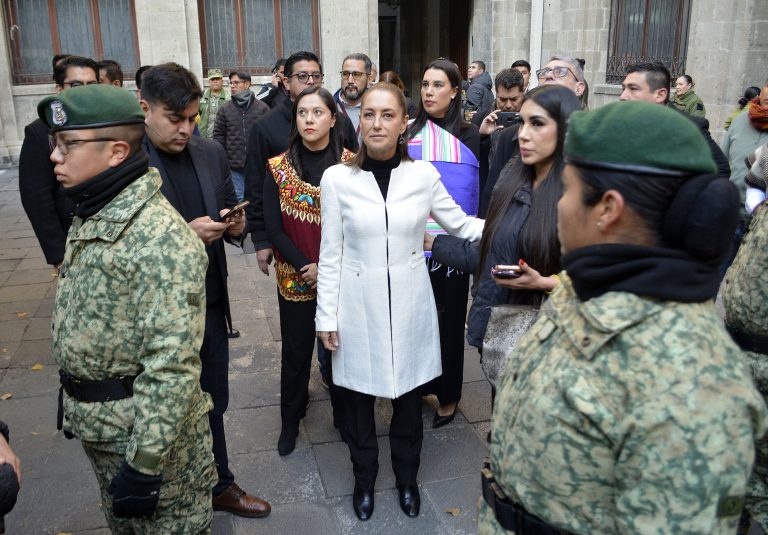 Sismo sorprendió a la presidenta, Claudia Sheinbaum