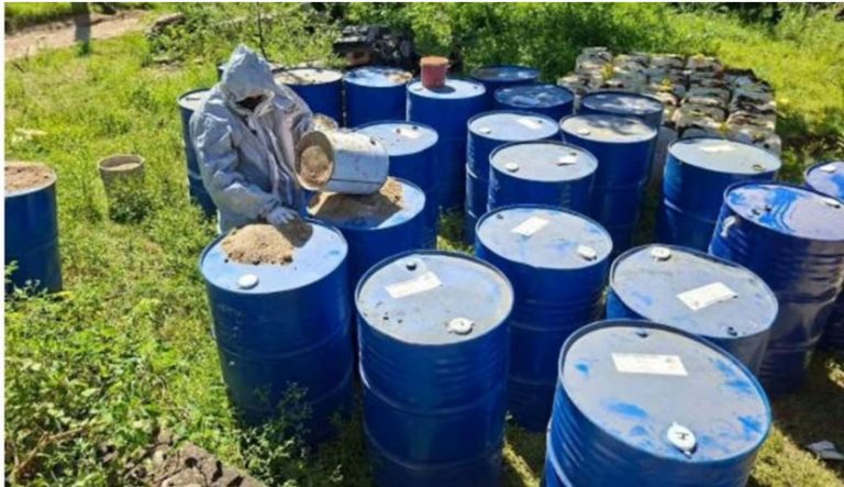 Fuerzas federales aseguran y destruyen enésimo narco laboratorio, en Culiacán