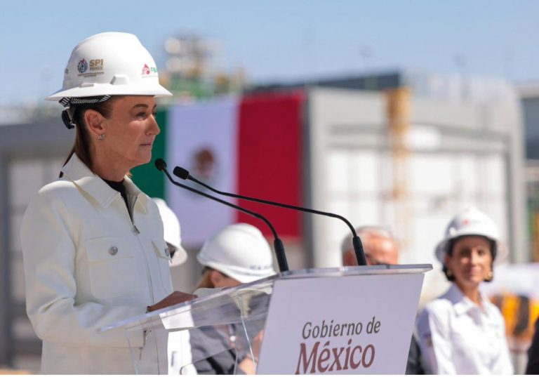 Hoy Sheinbaum superviso la refinería de Tula, Hidalgo