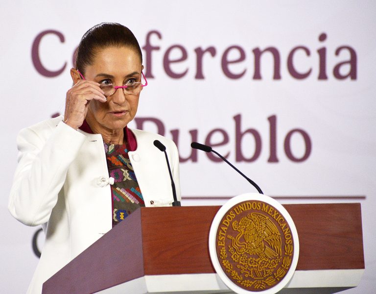 Sheinbaum rechazó intervención de EEUU, en Venezuela