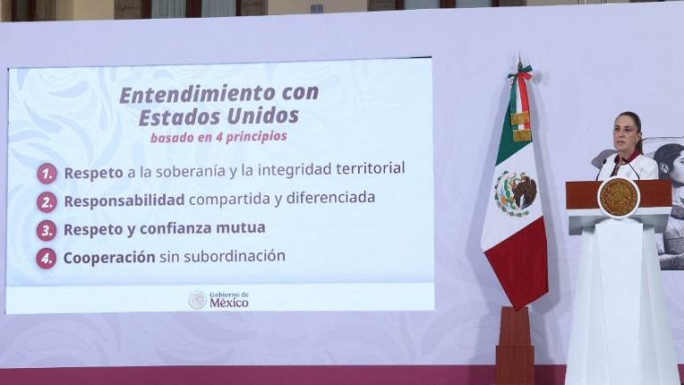 Sheinbaum descarta llamada con Trump por posible intervención militar en México