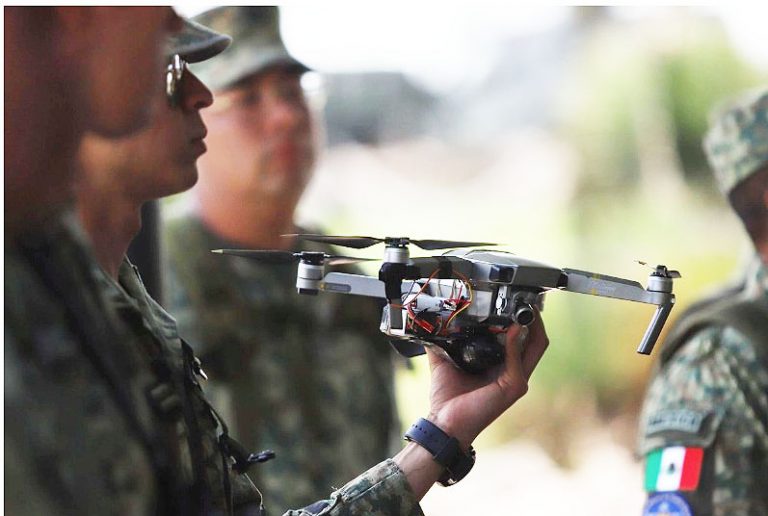 Aumentan ataques con drones contra las fuerzas armadas
