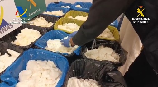 Golpe al narco en Madrid: incautan 625 kilos de metanfetamina y detienen a ‘El Notario’