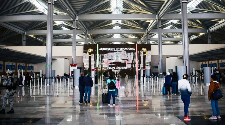 AIFA cumplirá 4 años con una fuerte caída, en el tráfico internacional