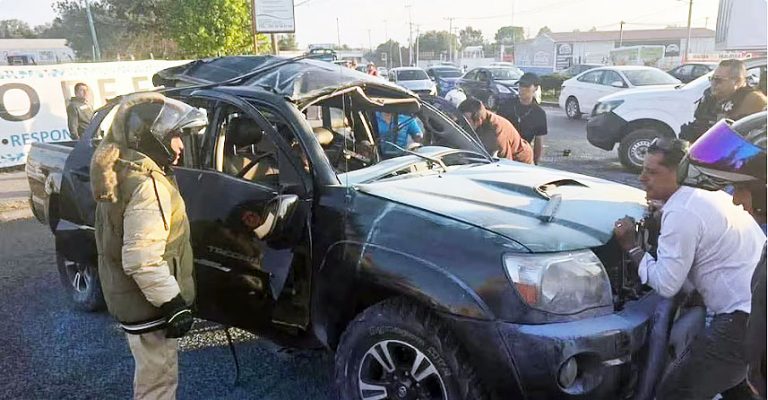 Por explosión de camioneta en Tecámac; reportan muerte de “El Payín”, líder criminal